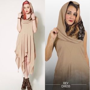 We love fine by Goldie Star Wars Rey dress Halloween costume XL NWT